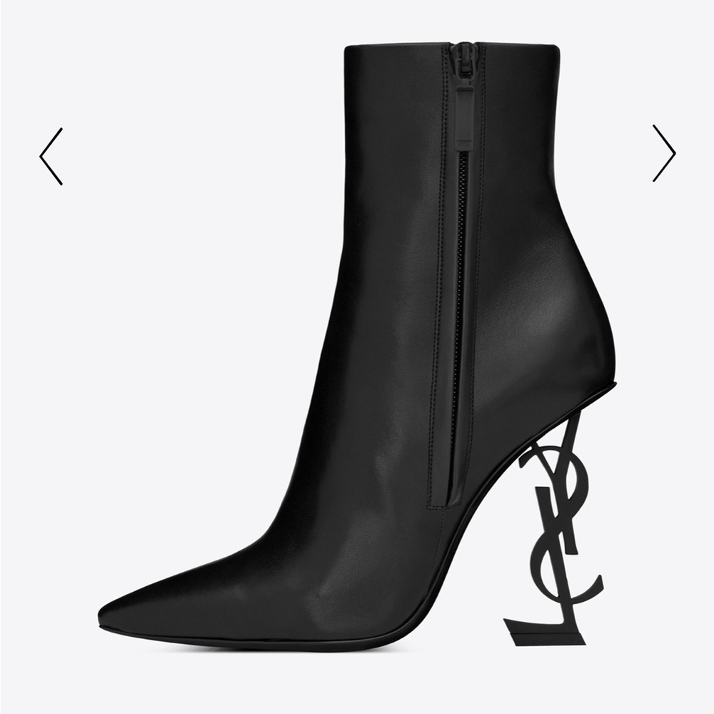 Worn once YSL booties. They are extremely comfortable and go with anything.
